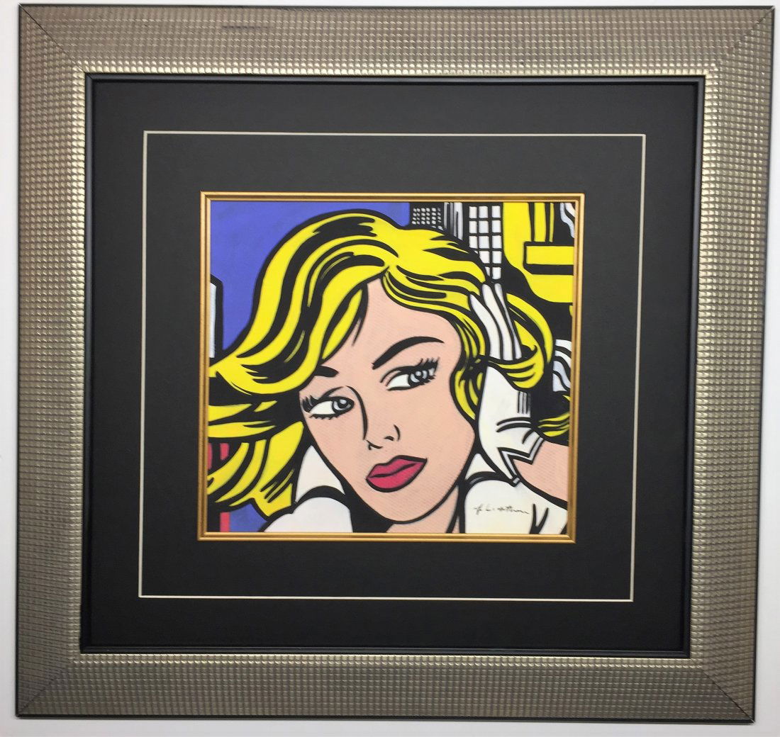 Roy Lichtenstein Watercolor (1 of 2)