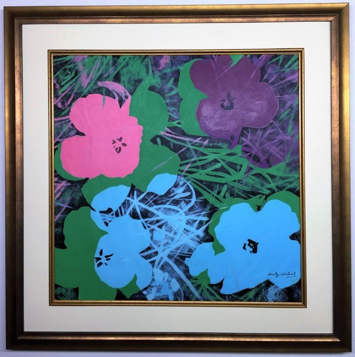 Andy Warhol Mixed Media: Private Collection 16.5" x 16.5" Attrib. With Certificate. Was an American sculptor known as the originator of the mobile, a type of moving sculpture made with delicately balanced or suspended shapes 