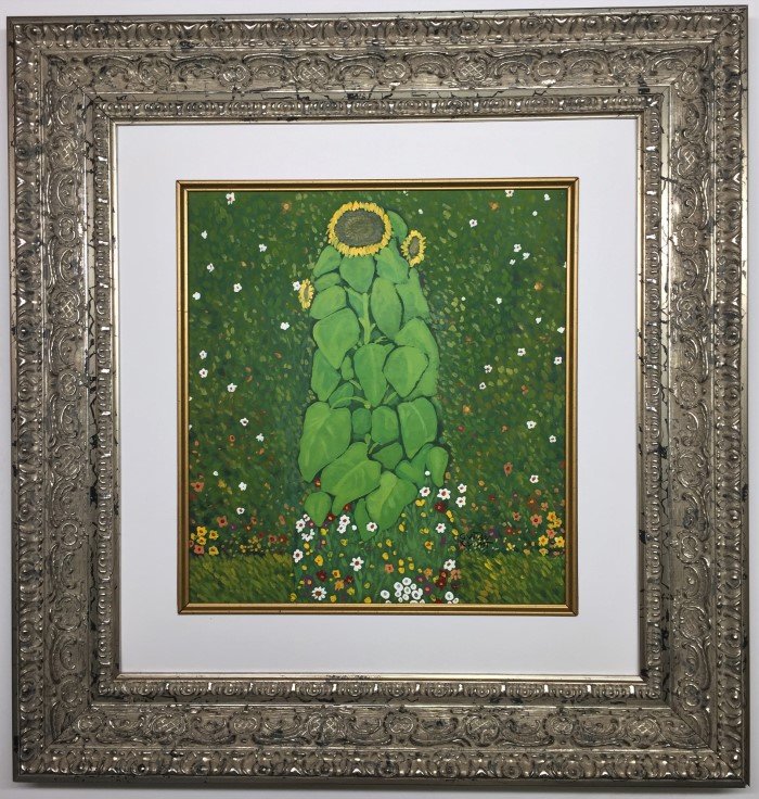 Gustav Klimt Gouache on paper: Private Collection 11.5" x 9.5" Attrib. with Certificate . Gustav Klimt was an Austrian symbolist painter and one of the most prominent members of the Vienna Secession movement. Klimt is noted for his