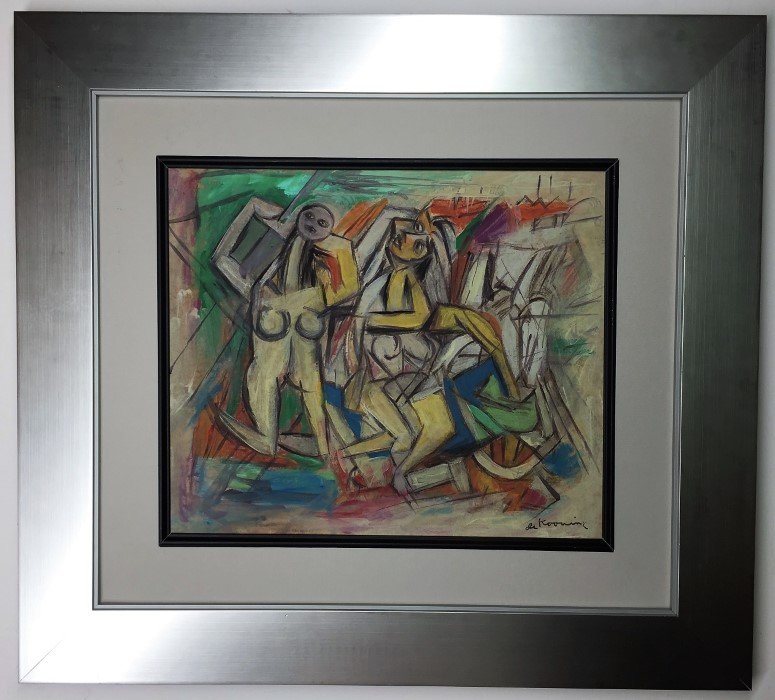 Willem de Kooning  Mixed Media  on heavy paper (1 of 3)