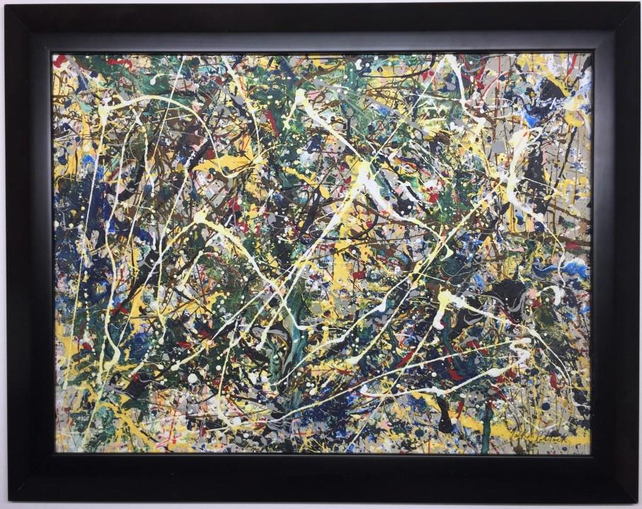 Paul Jackson Pollock Oil on Canvas (1 of 6)
