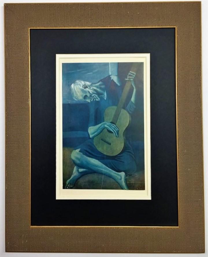 Pablo Picasso Lithograph signed: Private Collection 15" x 11" Pablo Ruiz Picasso was a Spanish painter, sculptor, printmaker, ceramicist, stage designer, poet and playwright who spent most of his adult life in France. Regarded as one