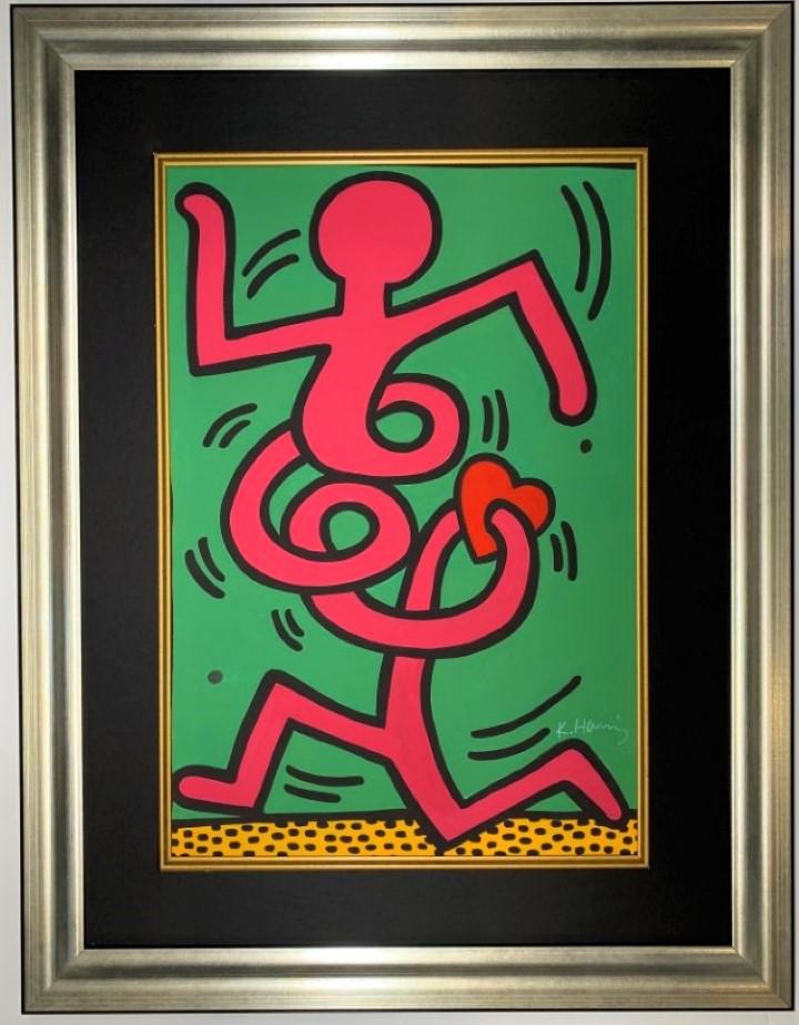 Keith Allen Haring Mixed Media on paper (1 of 3)