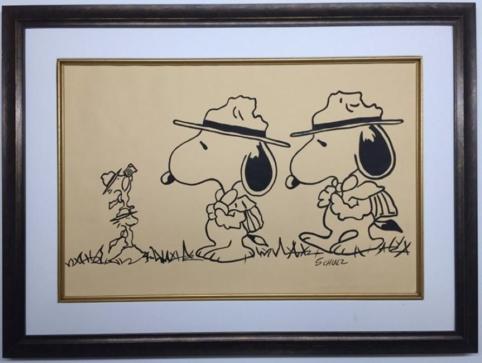 Charles M. Schulz Drawing (1 of 1)