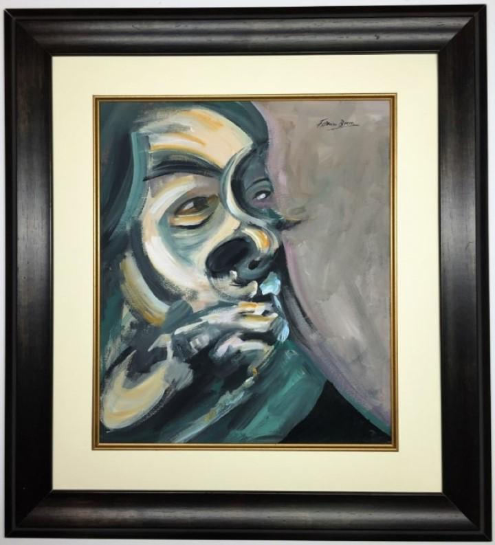 Francis Bacon Mixed Media on paper (1 of 2)