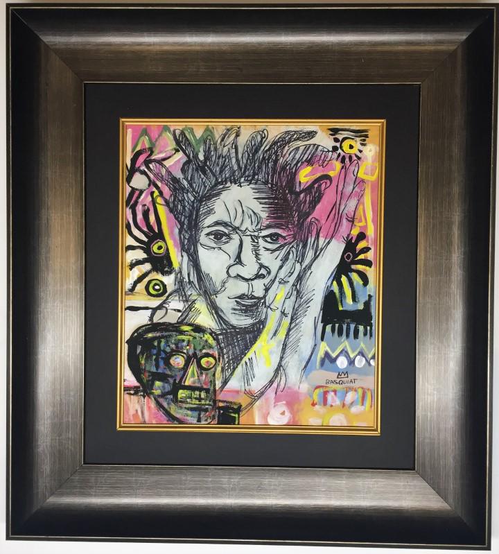 Jean Michel Basquiat Mixed Media (1 of 4)