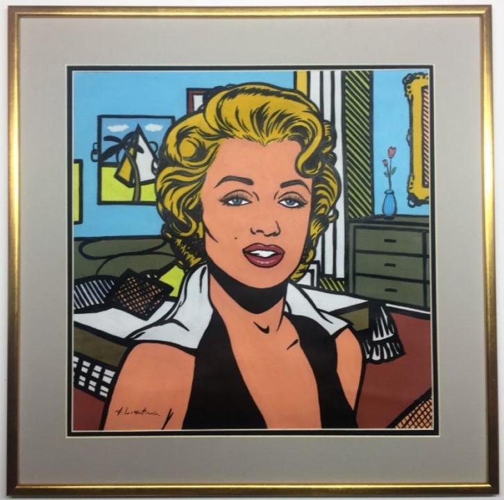Roy Lichtenstein Watercolor (1 of 2)