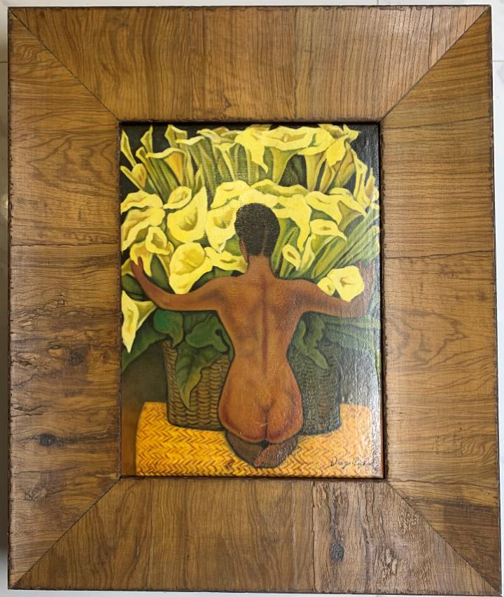 Diego Rivera Oil on canvas (1 of 4)