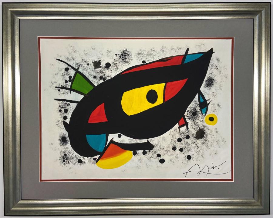 Joan Miro Watercolor (1 of 4)