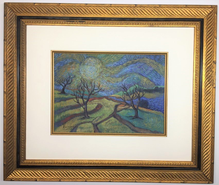 Vincent Van Gogh gouache on paper (1 of 8)