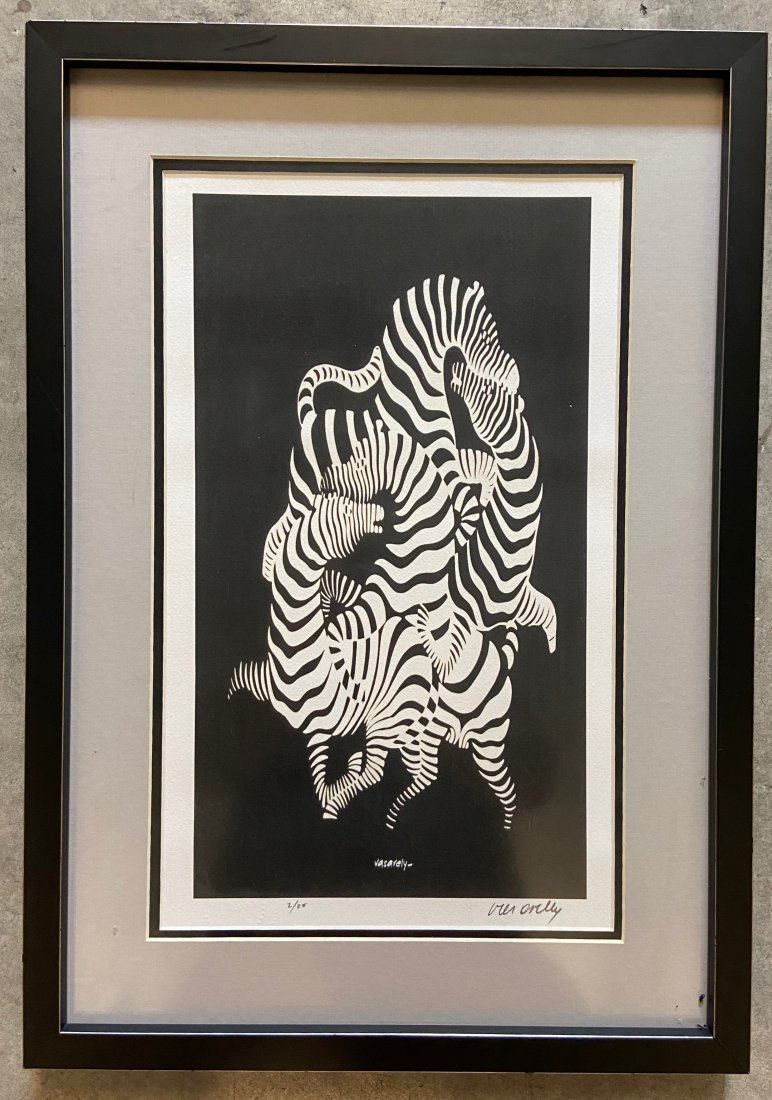 Victor Vasarely Lithograph signed (1 of 5)