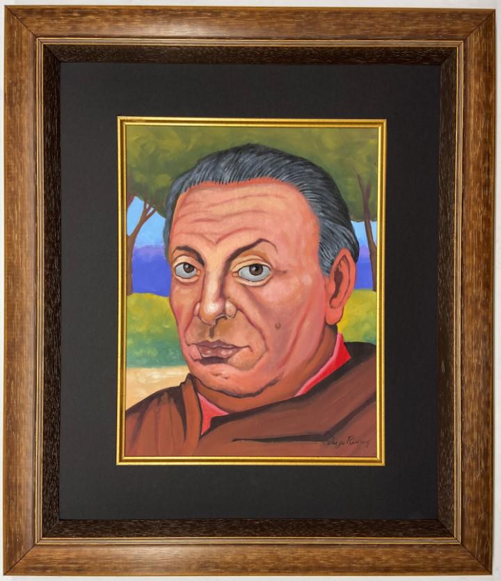 Diego Rivera watercolor on paper (1 of 8)