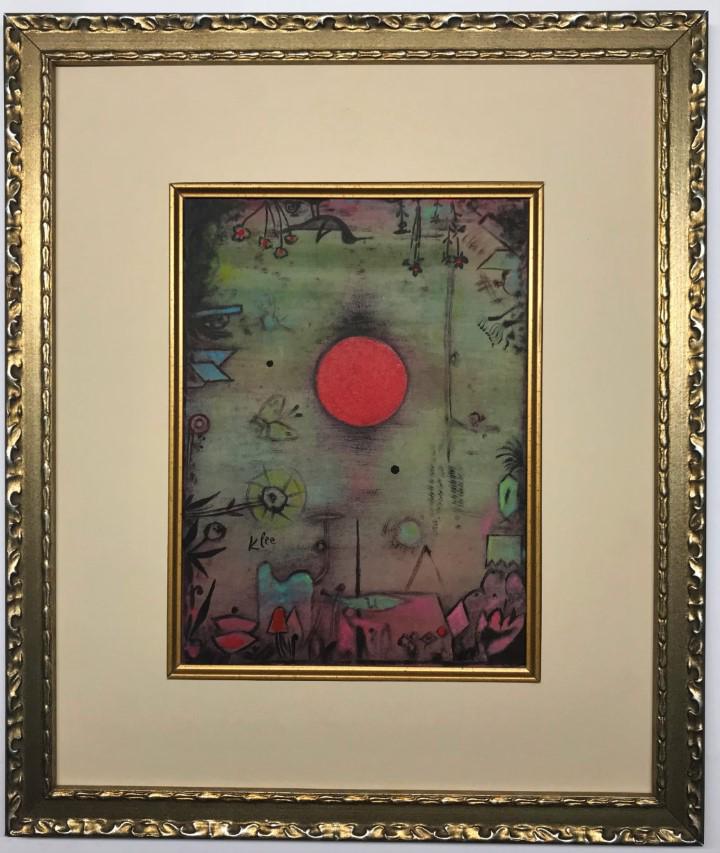 Paul Klee Mixed Media: Private Collection 11.5" x 8.5" Attrib. with certificate Paul Klee was a Swiss German artist. His highly individual style was influenced by movements in art that included Expressionism, Cubism, and Su