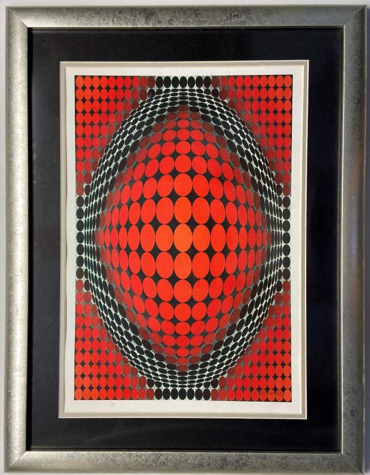 Victor Vasarely Lithograph signed (1 of 6)