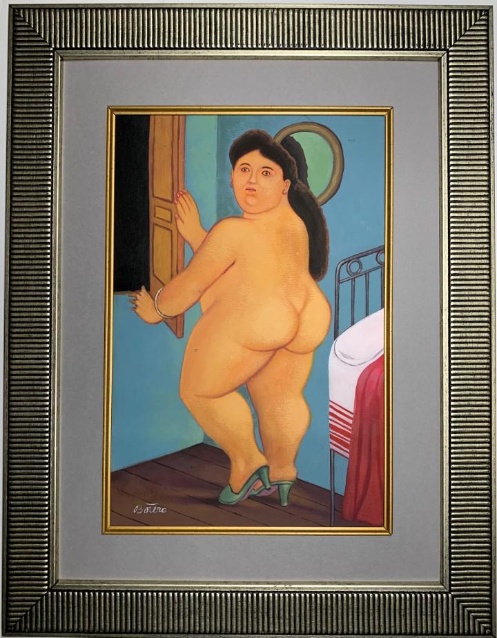 Fernando Botero watercolor (1 of 4)