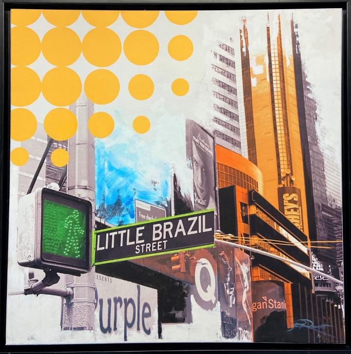 Jean Pierre Rousselet mixed media on canvas (1 of 7)