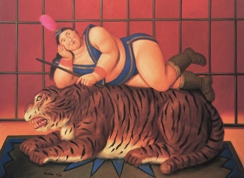 Fernando Botero lithograph (1 of 1)