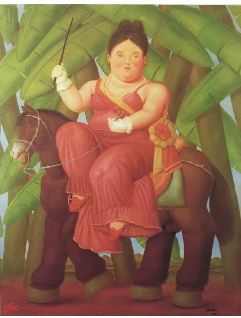 Fernando Botero lithograph (1 of 1)