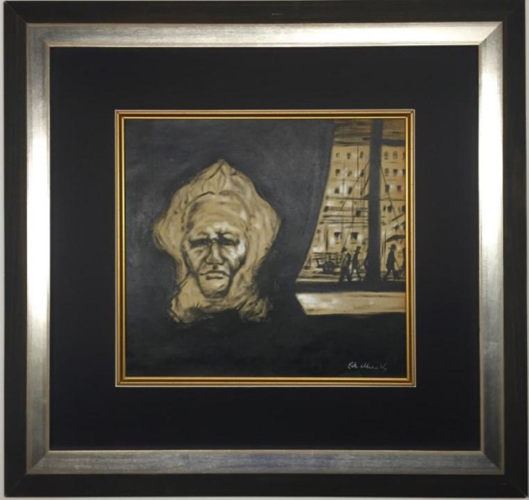 Edvard Munch watercolor on paper (1 of 3)