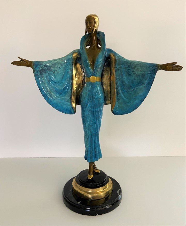 Erte Bronze Sculpture Signed (1 of 5)