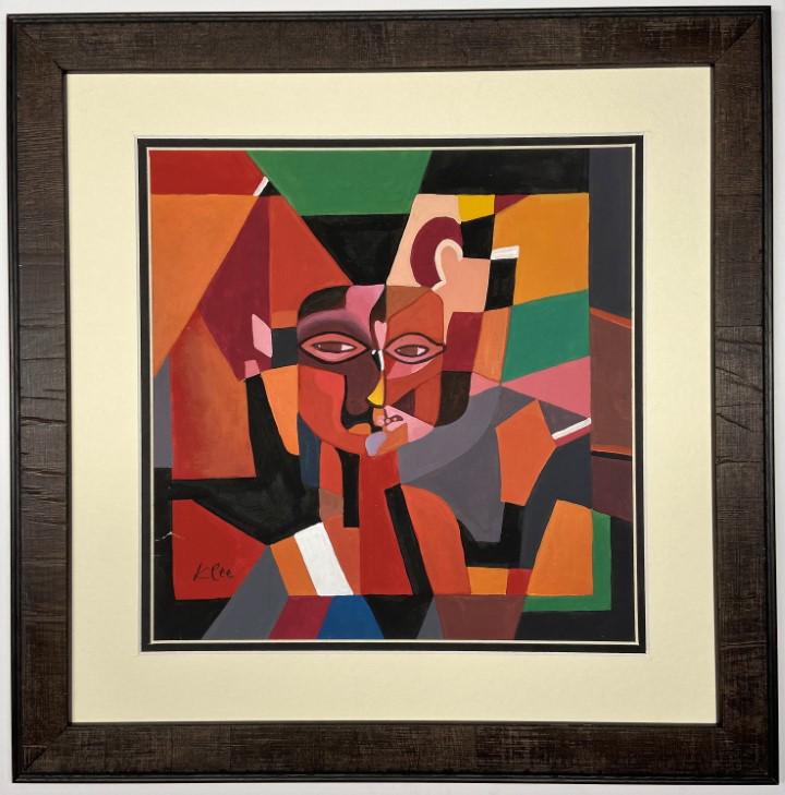 Paul Klee Mixed Media: Private Collection 13.75" x 11.50" Attrib. with certificate Paul Klee was a Swiss German artist. His highly individual style was influenced by movements in art that included Expressionism, Cubism, and