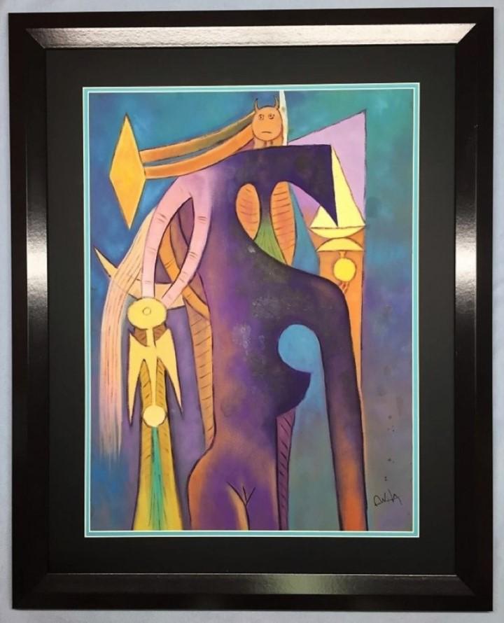 Wifredo Lam Mixed Media on heavy paper (1 of 1)