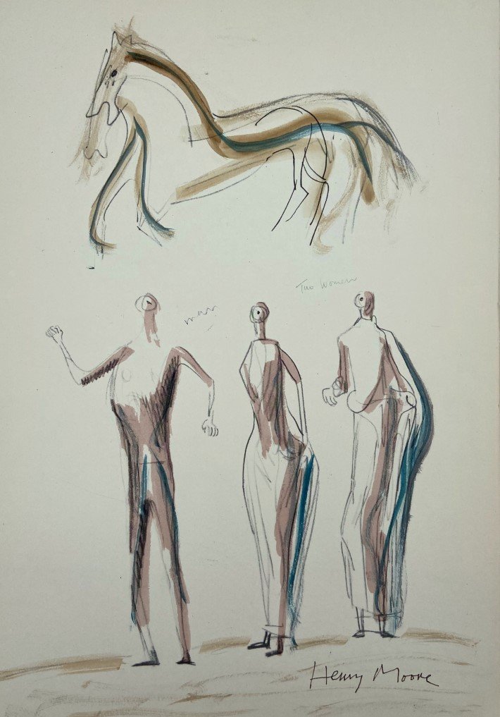 Henry Spencer Moore Lithograph signed (1 of 1)
