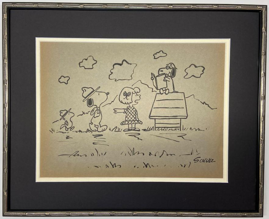 Charles Schulz Drawing on paper (1 of 4)