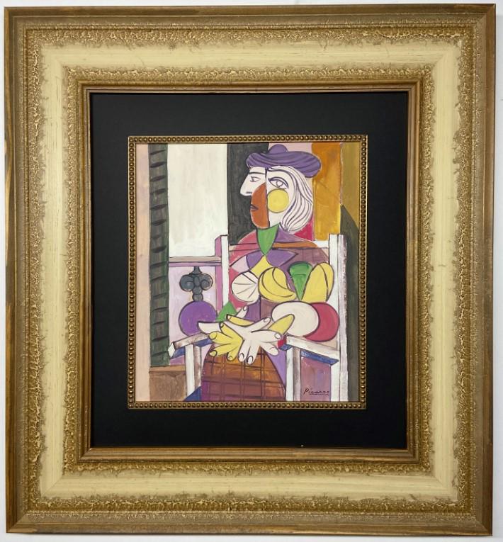 Pablo Picasso watercolor on paper (1 of 5)