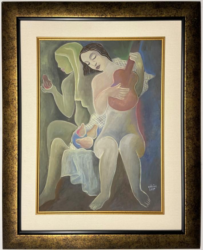 Bela Kadar Gouache on paper (1 of 3)