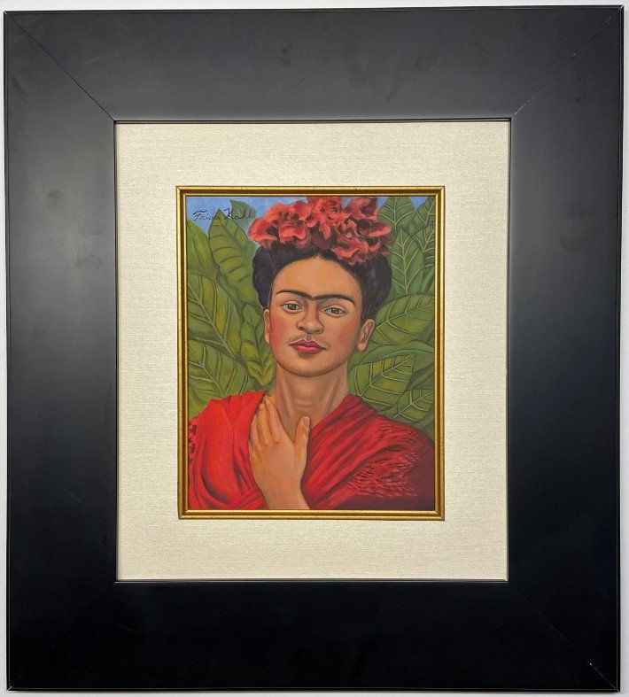 Frida Kahlo watercolor (1 of 5)