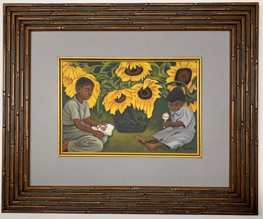 Diego Rivera watercolor (1 of 3)