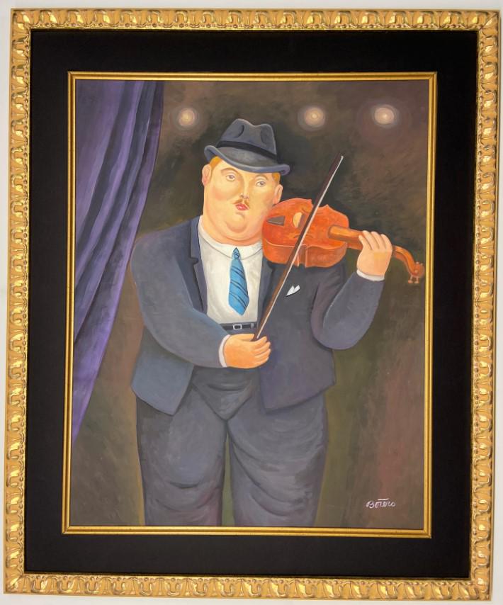 Fernando Botero watercolor (1 of 5)