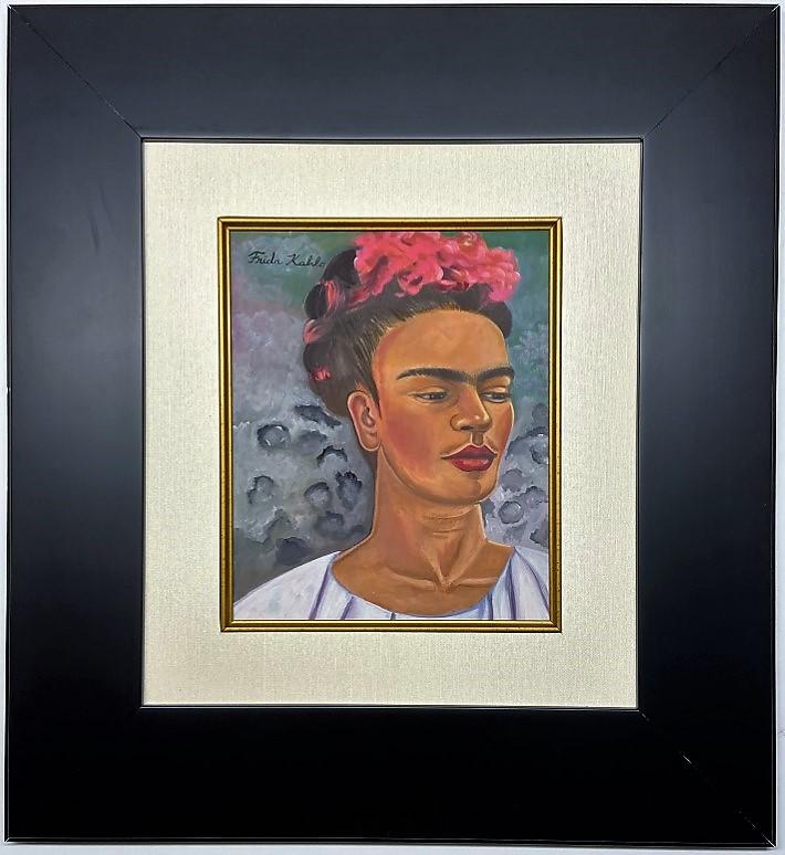 Frida Kahlo Watercolor (1 of 4)
