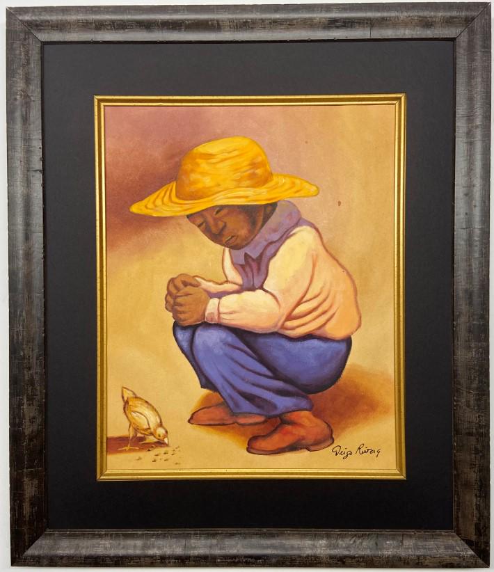 Diego Rivera watercolor (1 of 4)