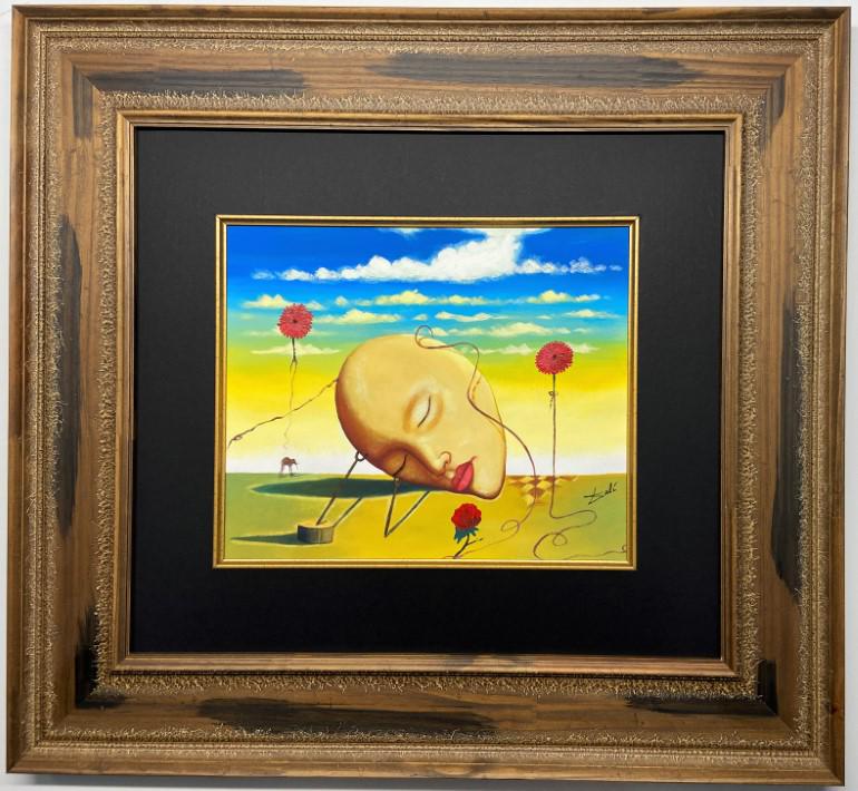 Salvador Dali Watercolor on Paper: Private Collection 11" x 13" Attrib. with certificate. Born in Figueres, Catalonia, Dalí received his formal education in fine arts at Madrid. Influenced by Impressionism and the Renaissance masters 