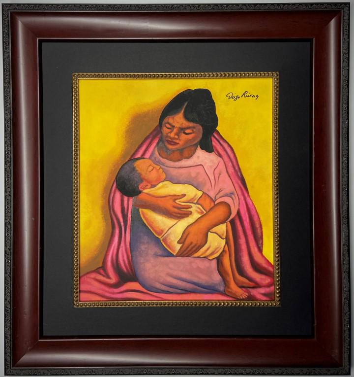 Diego Rivera watercolor (1 of 3)