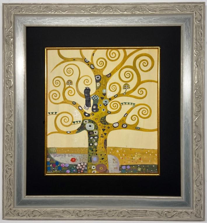 Gustav Klimt watercolor (1 of 5)