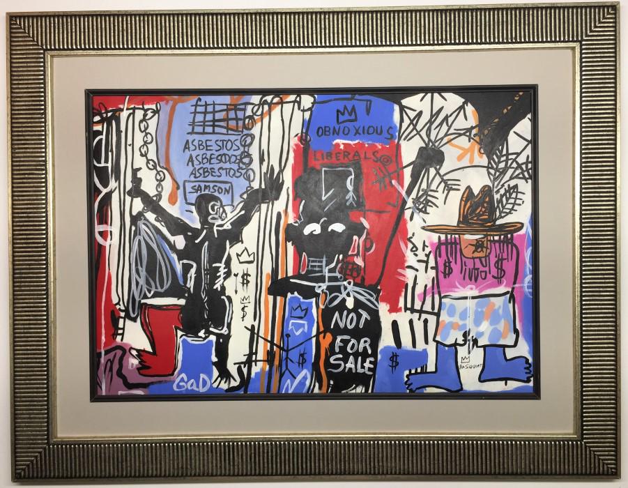 Jean Michel Basquiat Mixed Media (1 of 5)