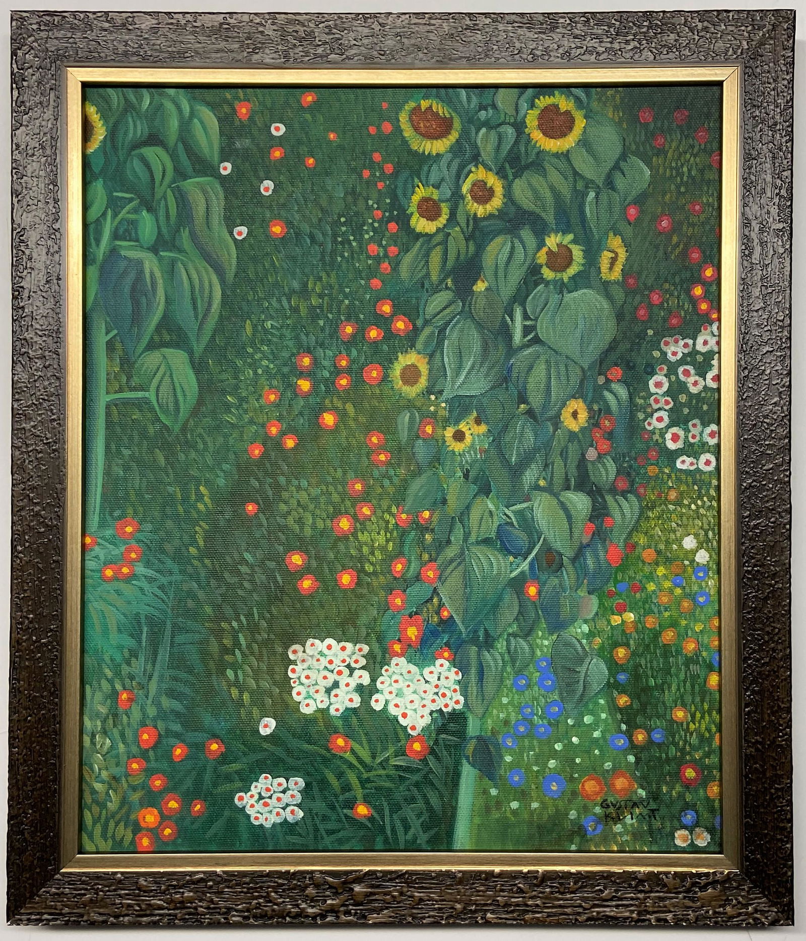 Gustav Klimt oil on canvas (1 of 3)