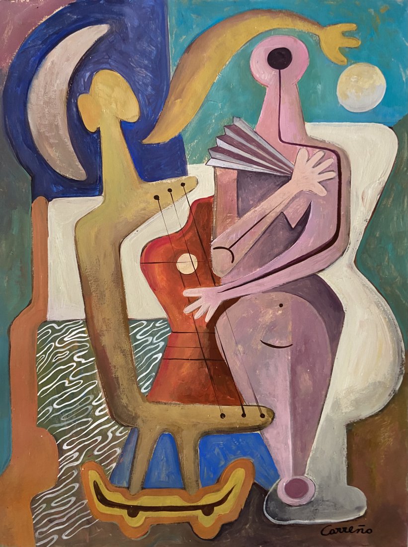 Mario Carreño Mixed Media / Watercolor (1 of 4)