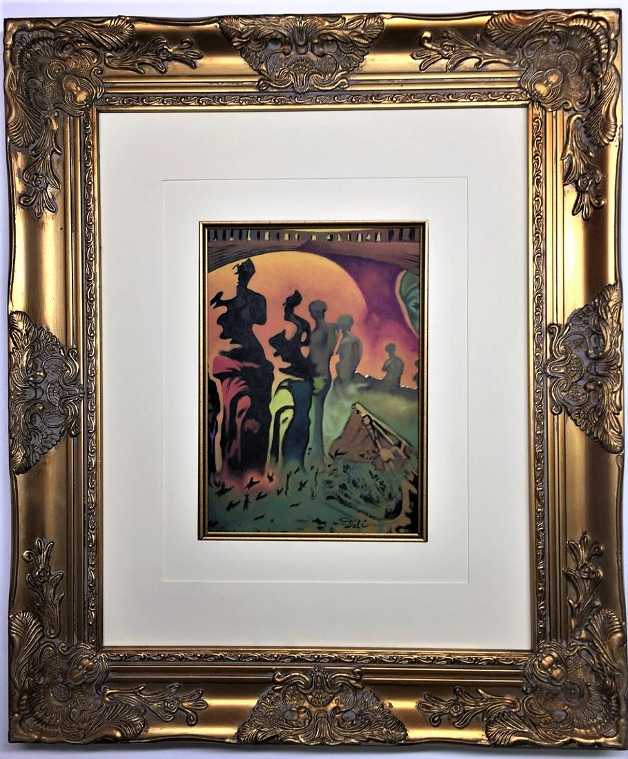 Salvador Dali  Watercolor (1 of 3)