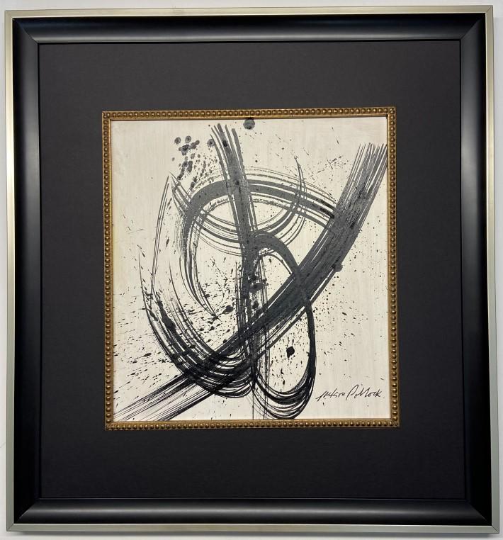 Jackson Pollock Dripping paint on paper (1 of 7)