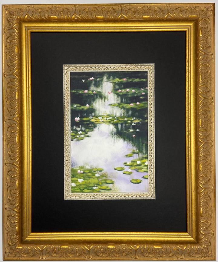 Claude Monet watercolor (1 of 6)