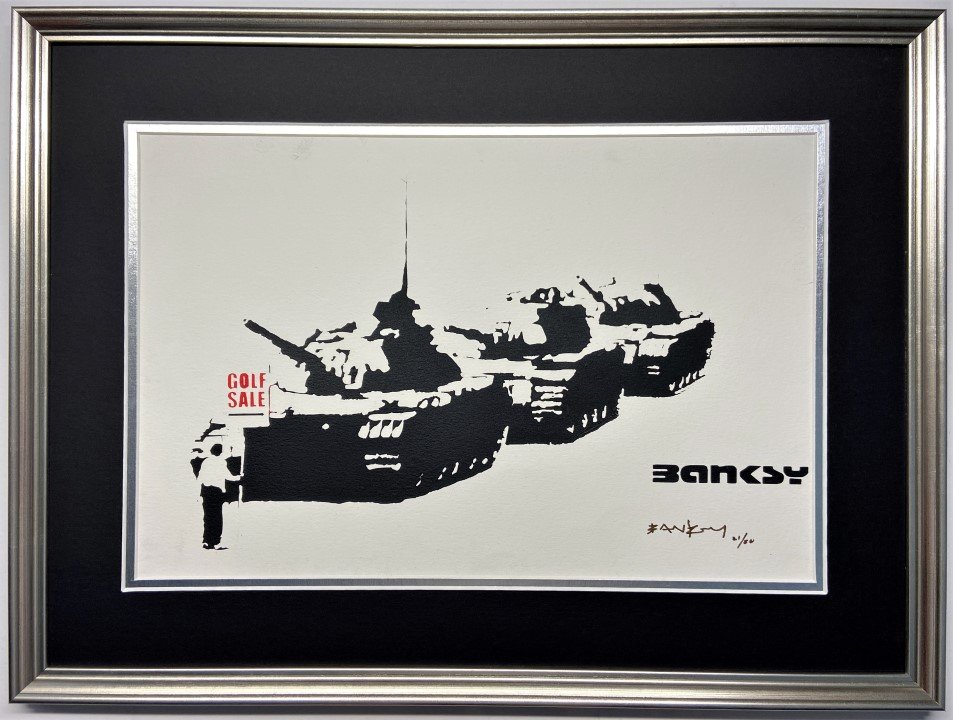 Banksy Lithograph signed (1 of 5)