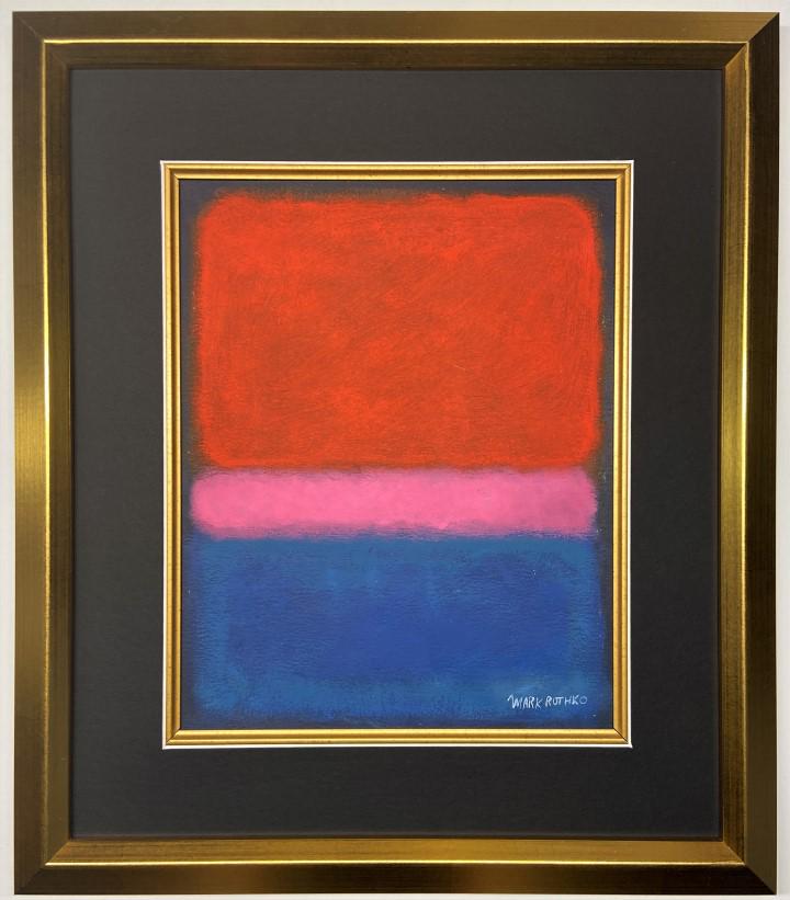 Mark Rothko Mixed Media: Private Collection 13.50" x 10.50" Attributed to Mark Rothko this is not a print is a unique piece and comes accompanied with an attributed certificate. Mark Rothko was was born September 1903 Februar