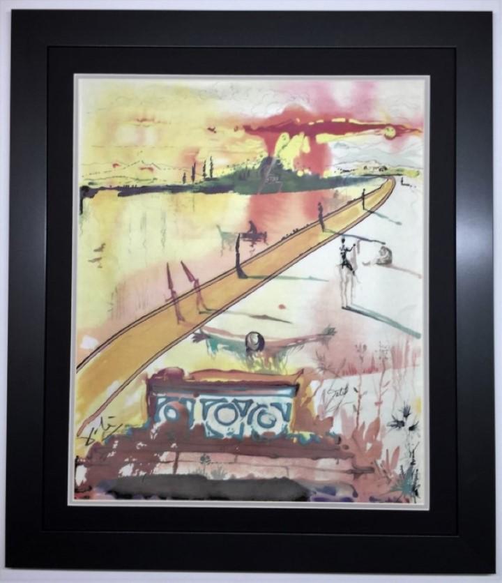 Salvador Dali  Lithograph on japanese paper (1 of 3)