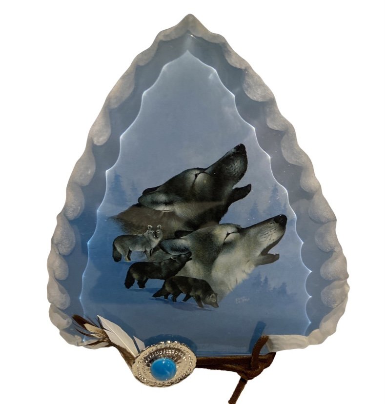 Wolf sculpture: Wolf sculpture