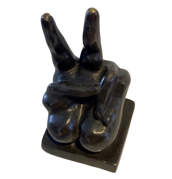 Fernando Botero Bronze Sculpture: Private Collection 10.25" x 6 x 6" Attributed to Fernando Botero this is a unique piece that comes accompanied with an attributed certificate. Fernando Botero. is a Colombian figurative artist and scu