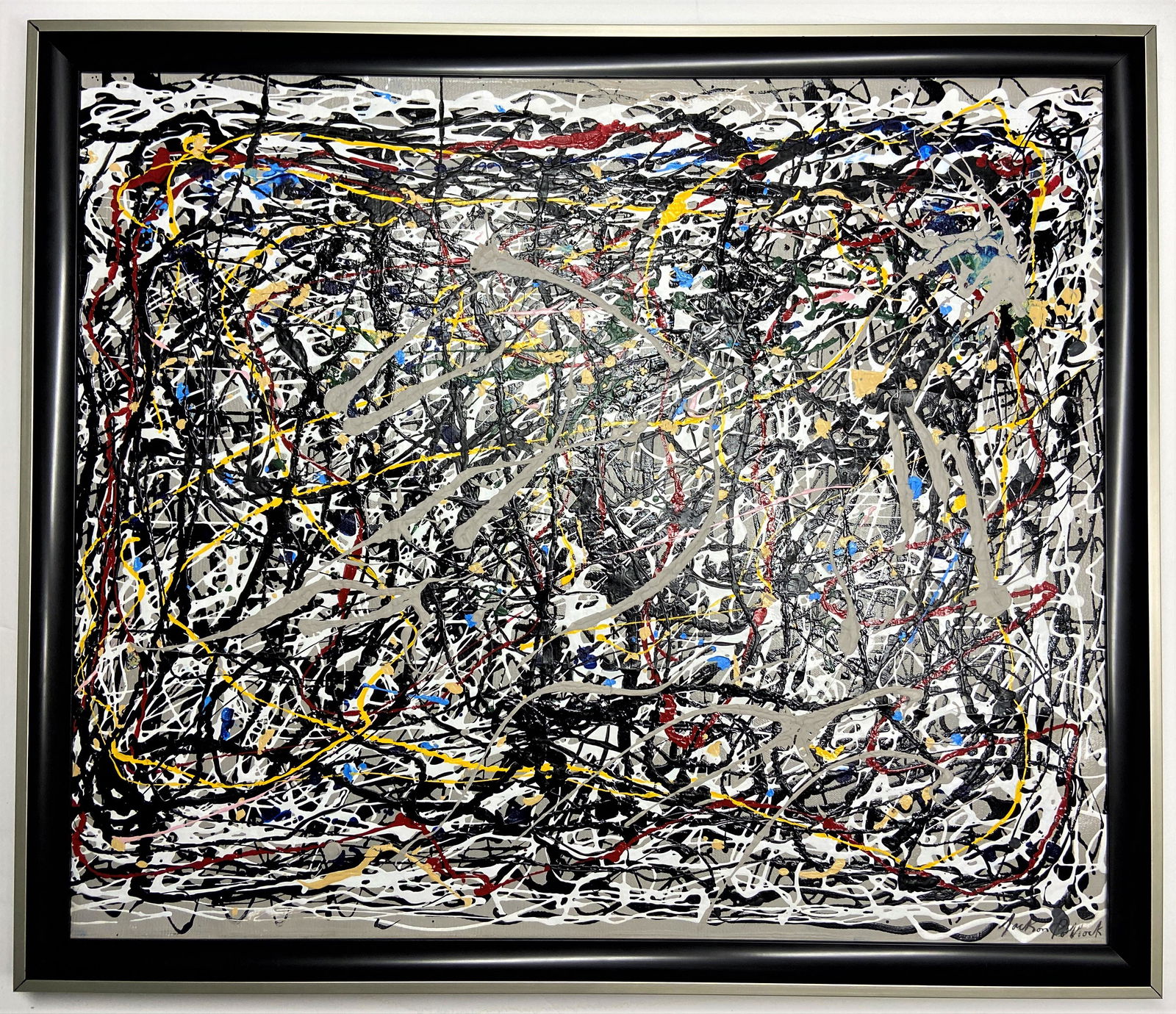 Jackson Pollock Oil on canvas (1 of 9)